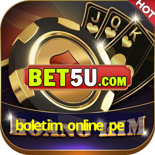 boletim online pe